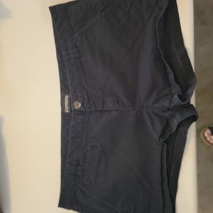Express black shorts size 12